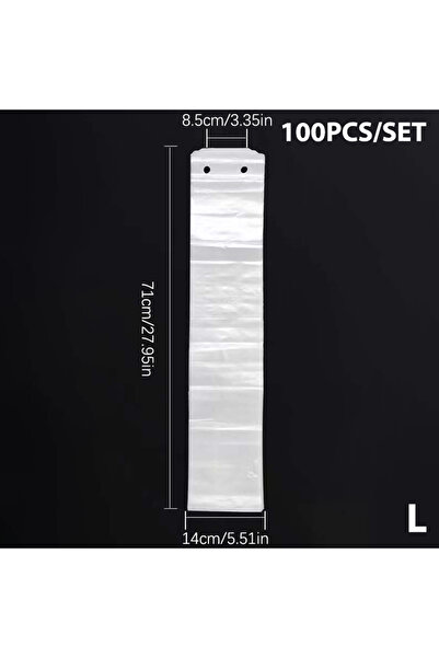 Choice L HOT! 100pcs Disposable Umbrella Bag Transparent Waterproof Plastic U...