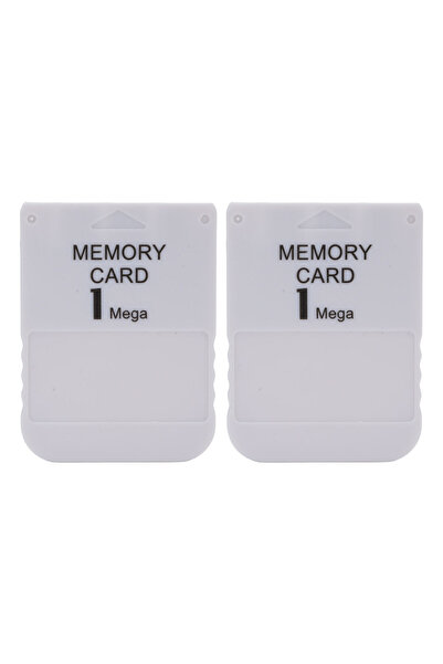 Choice بطاقتا ذاكرة للألعاب، سعة كل منهما 1 ميجابايت، لجهاز بلاي ستيشن 1، بطا...