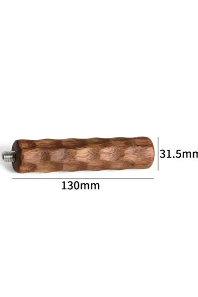 Choice 1 Coffee Machine Wooden Handle Threaded Handle Natural Wood Texture Co...