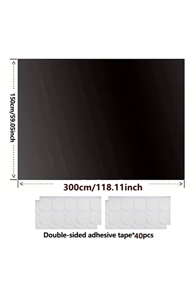 Choice 3M Cloth 40 Adhesive 95-98% Blackout Curtain DIY Portable Travel Remov...