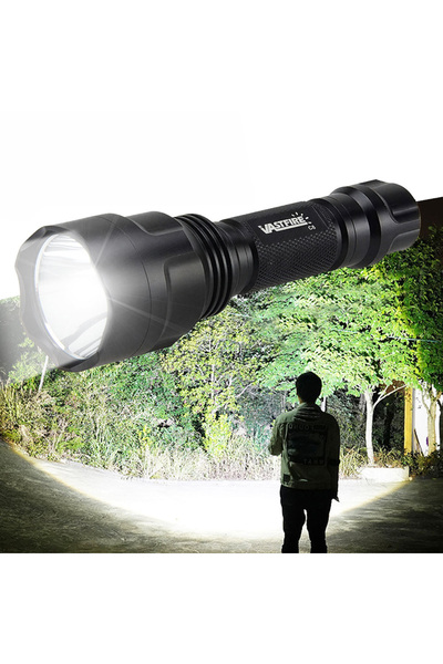 Choice with battery White Light 2500LM 500-800M Range LED Tactical Hunting Fl...