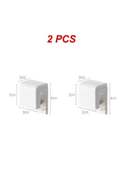 Choice 2pcs 1/2/3/5/10pcs Punch-free Toothbrush Holder Wall-mounted Toothpast...