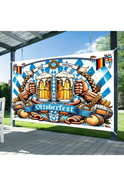 choice2 لافتات مهرجان أكتوبر متعددة الألوان مقاس 210 × 400 سم، بوليستر ، مناس...