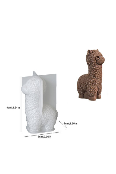 Choice قالب سيليكون على شكل ألبكة لطيفة لصنع الشموع، قالب صب من الجبس والأسمن...