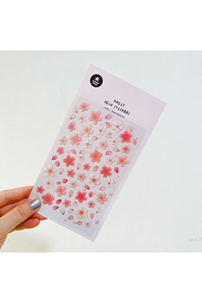 Choice3 1077 إيبوكسي، سواتيلييه، منشأ كوري، ملصقات ساكورا، ورق PVC، زهور وردي...