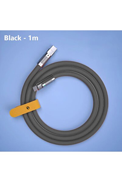 Choice Black - 1m 100W Fast Charging Cable 1M 1.5M 2M Type-C To C PD Type C C...