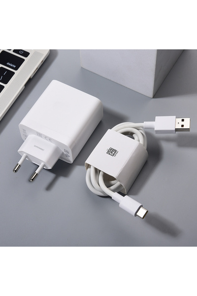 Choice كابل شحن أوروبي أصلي SuperVOOC بقوة 100 واط، محول طاقة للشحن السريع، ك...