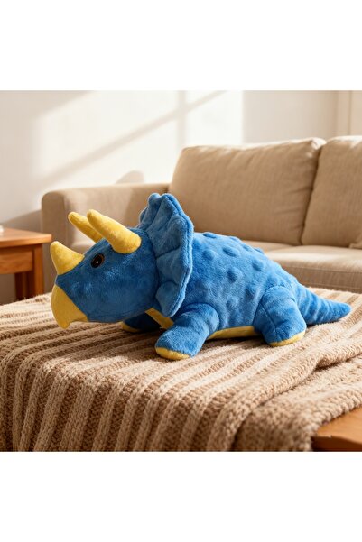 Choice لعبة تفاعلية قطيفة زرقاء مقاومة للحيوانات الأليفة، قابلة للمضغ، مع صوت...