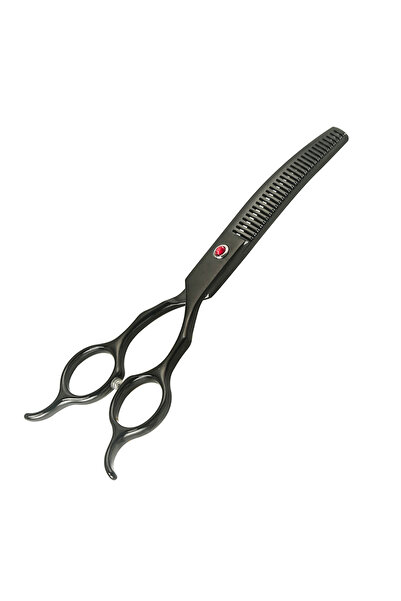 Choice Gold Thinning Double-Tailed Curved Scissors for Trimming Dog Fur Beaut...