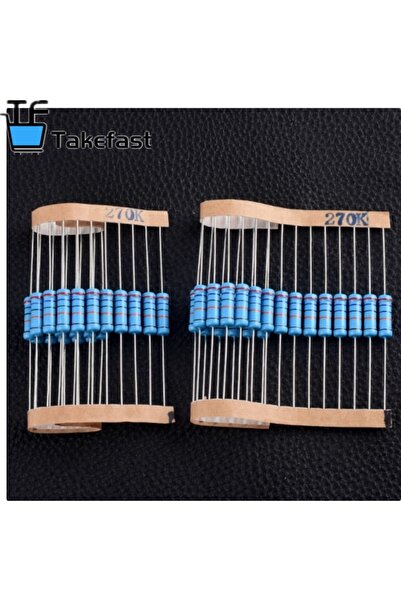 Choice20 470K Ohm 20PCS 2W metal film resistor 1% five-color ring power resis...