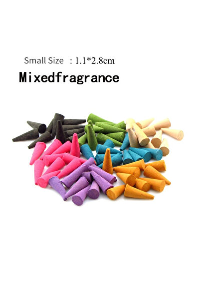 Choice مجموعة متنوعة من 60 قطعة من مخاريط البخور الطبيعية الصغيرة أو الكبيرة،...