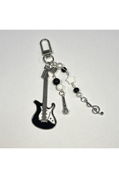 Choice A2 Y2K Guitar Microphone Bead Mobile Phone Chain Charm Cute Backpack M...