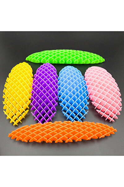 DUTRIEUX لعبة حيوان أليف ثلاثية الأبعاد بلون عشوائي، مصنوعة من شبكة مرنة، لتخ...