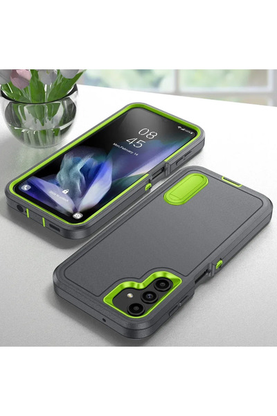 Choice جراب حماية رمادي مضاد للصدمات لهاتف Galaxy S25 Ultra، متوافق مع هواتف ...