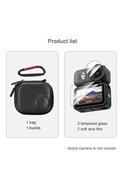 Choice مجموعة من 4 حقيبة صغيرة لحماية كاميرا DJI Osmo Nano، مقاومة للماء، حقي...