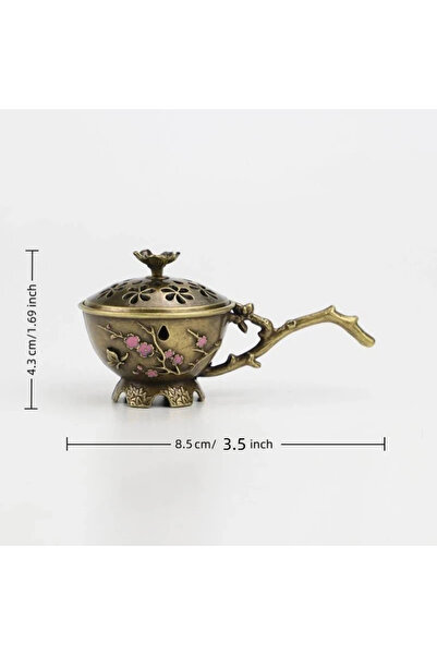 Choice ONESIZE ♥Retro Plum Blossom Hollow Out Zinc Alloy Incense Burner With ...
