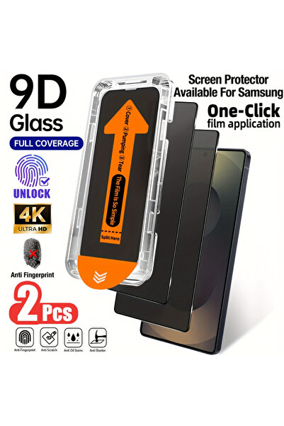 Choice11 واقي شاشة زجاجي مقوى مضاد للتجسس لهاتف Galaxy S22+ 5G، عبوة من قطعتي...