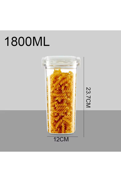 Choice 1800ml Premium Vacuum Coffee Bean Canister - Airtight Storage Jar for ...