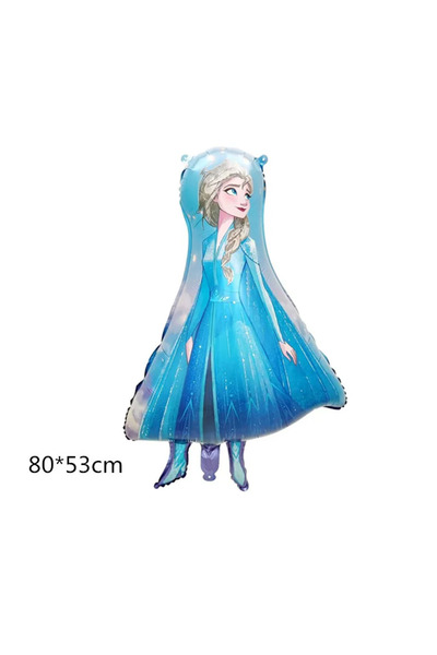 Choice كما في الصورة رقم 4، بالونات من رقائق الألومنيوم على شكل أميرات فروزن ...