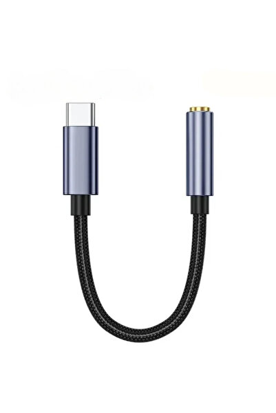 Vikefon black 1PCS Type C to 3.5mm Jack Earphone Adapter USB-C 3 5mm Audio Ca...