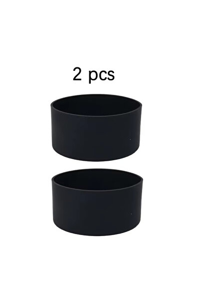 Choice black 2PCS 2PCS Water Cup Silicone Boots Protector Silicone Bottom Sle...