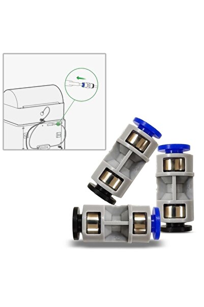 Choice 3Pcs PTFE Feed Tube Connector for Bambu Lab 3D Printer Accessories Tef...