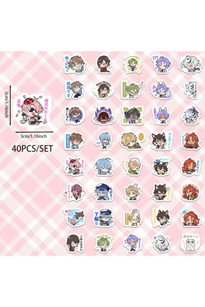 Choice 6X5.2X0.5CM DJ-482 40 Pcs Cute NU Carnival Sticker Skateboard Suitcase...