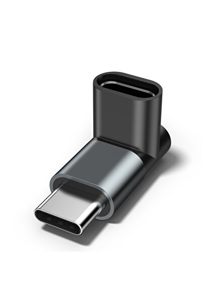 Choice محول أسود على شكل حرف L من النوع C إلى النوع C 3.2، من USB-C ذكر إلى U...