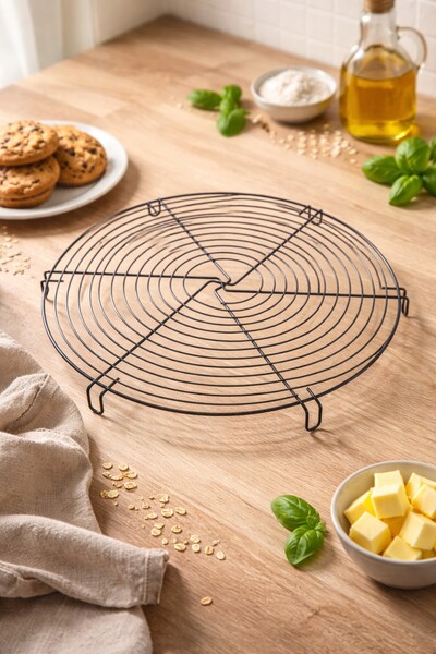 KAMPANYALI Glaso Teli Yuvarlak 30 Cm (GTY-30) | Kek ve Kurabiye Soğutma Teli ...