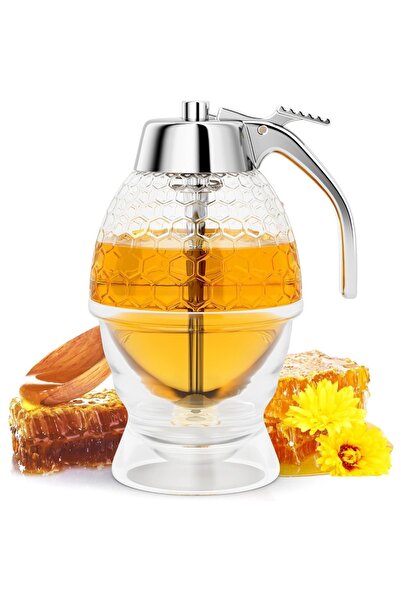 Choice clear Drip-free honey dispenser, maple syrup pouring bottle, honey jar...