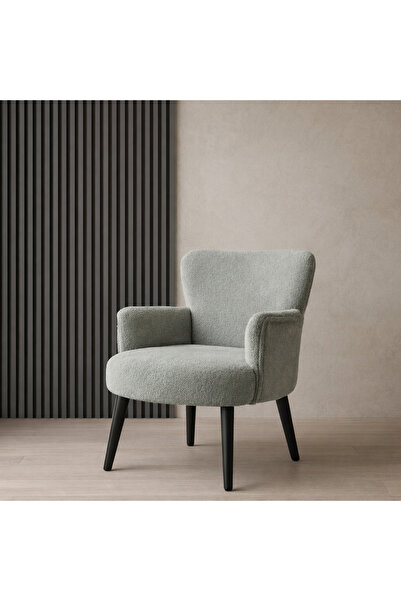 WATERYBROOK Welsoft Berjer Tekli Koltuk – Demonte Siyah Ahşap Ayak – 12 Renk ...