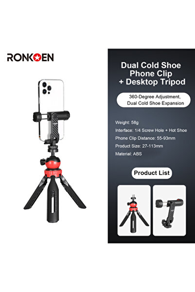 Choice حامل الهاتف المحمول العالمي TZ-18 RD Ronkoen TZ-18 لهواتف iPhone، بزاو...