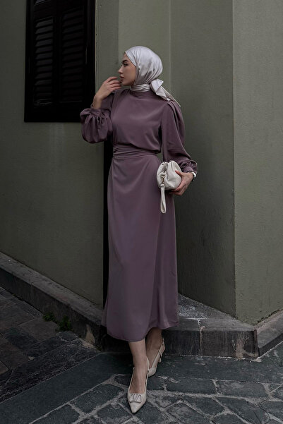 Birgül Bektaş Ash Pink Nora Dress