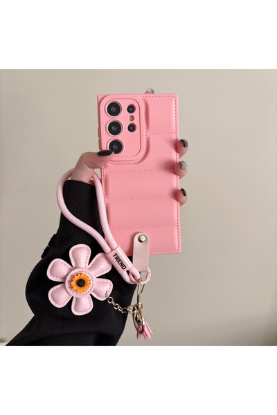 Choice Galaxy S23 Ultra Pink Soft Down Jacket Phone Case for S25 Edge S23 S24...