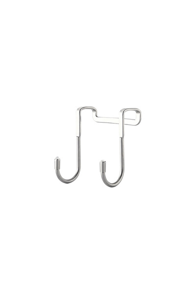 Choice Style F-Silvery Single /Double Side Bathroom Shower Door Hook Glass Do...