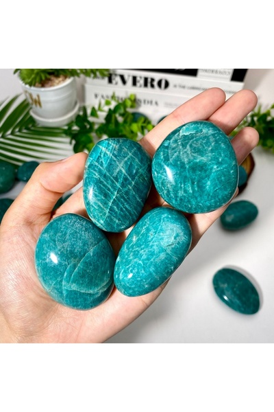 Choice 20-50 غرام من حجر الأمازونيت، قطعة واحدة عشوائية، حجر أمازونيت عالي ال...