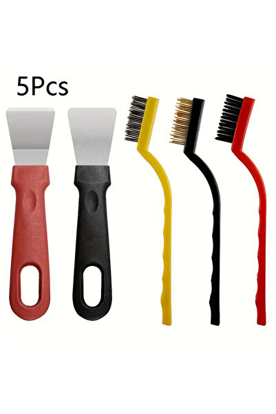 choice2 مجموعة أدوات تنظيف متعددة الأسطح مكونة من 5 أو 6 أو 7 قطع، فرشاة ومكش...