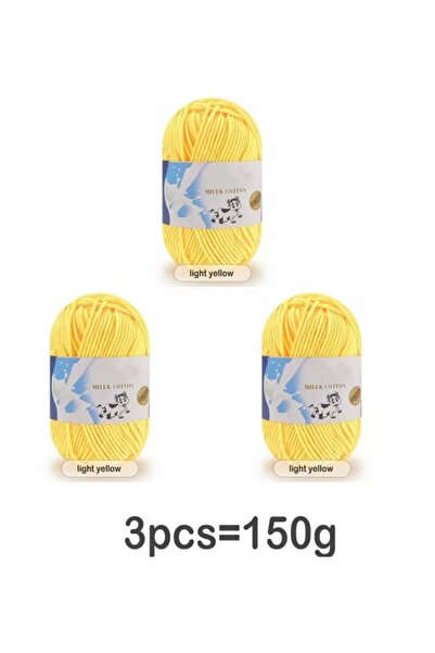 Choice 04 150g 5-strand Milk Yarn Handmade Medium Thick DIY Woven Doll Sweate...