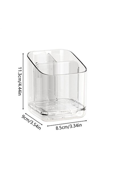 Choice Clear Adhesive Toothbrush Holders Wall Bathroom Storage Rack Shower To...