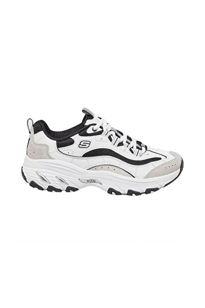 SKECHERS D'Lites White Women's Sports Shoes