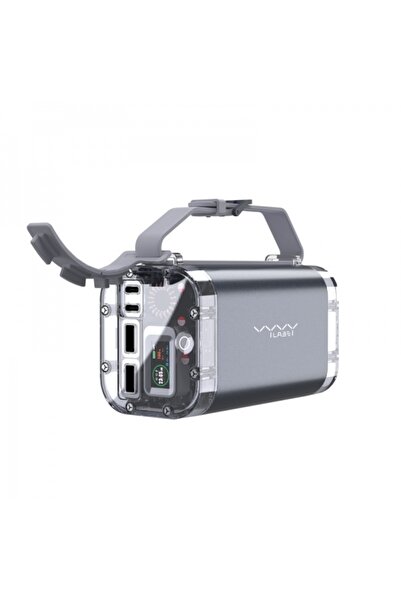 Vyvylabs P1 Outdoor Digital Display Mini Power Bank 100W (Waterproof+Light)