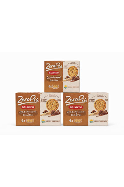 Balocco Set of 3 ZeroPiù Cookies with Chocolate Chips