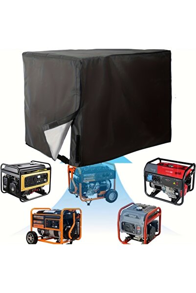 Choice 66x51x51cm black Generator Cover 32x24x24 Inches - All-weather High Qu...