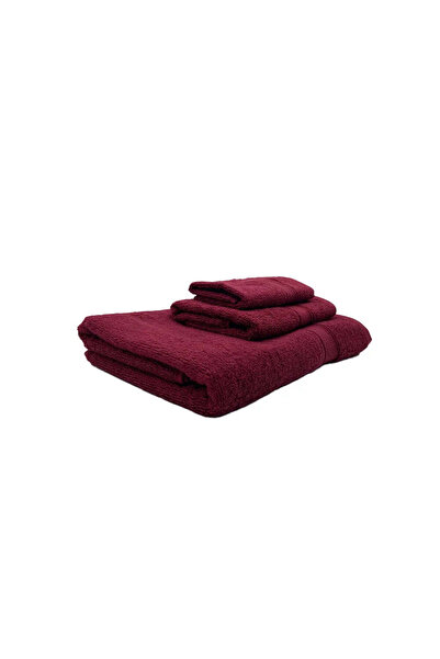 BYFT Daffodil Cotton Towel Burgundy Luxury - Soft, Absorbent, Quick-Dry, 500 ...