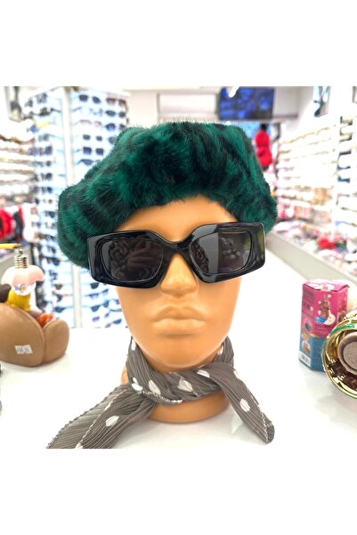 GLOW ACCESSORIES BAE قبعة رسام من الفرو الصناعي الفاخر عالية الجودة