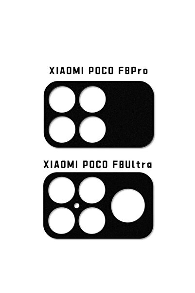 Choice For Poco F8 Ultra black Other 9D Aluminum Metal Camera Len Cover For P...