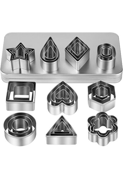 Choice 30 قطعة/علبة أدوات تزيين البسكويت من الفولاذ المقاوم للصدأ، آلة نقش ال...