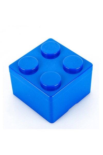 Choice Blue-square 1Pc Creative Building Block Storage Box,Perfect For Office...