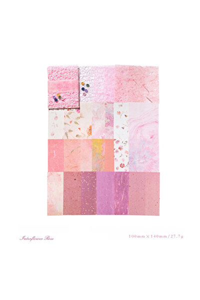 Choice Pink Series 26pcs/Pack Vintage INS Scrapbook material paper DIY Collag...