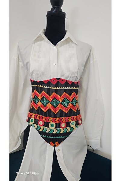 DeVIS Multicolored corset belt